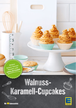 Walnuss- Karamell-Cupcakes