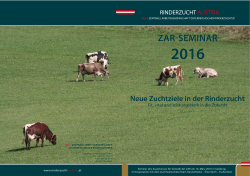 ZAR Seminar 2016 - ASR Arbeitsgemeinschaft Süddeutscher