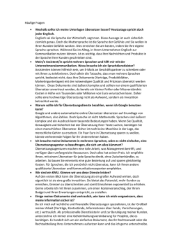 H&auml;ufige Fragen - Silvia Ortiz Mi&ntilde;arro