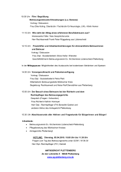 Programm zum Tag des Betreuungsrechts im - NRW