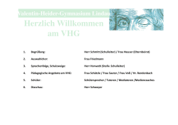 Infoabend 2 - Valentin-Heider