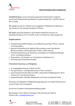 praktikumsausschreibung