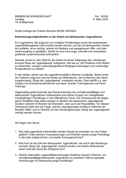 Gro&szlig;e Anfrage der Fraktion