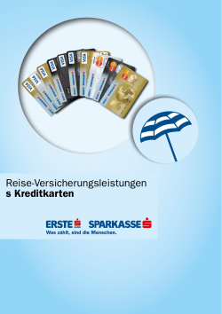 Reise-Versicherungsleistungen s MasterCard Gold s