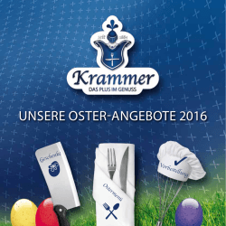 Unsere Oster-AngebOte 2016