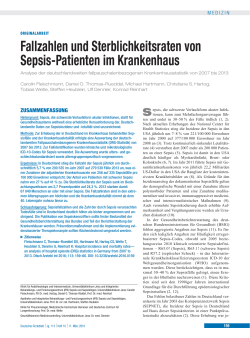 Sepsis - Deutsches Ärzteblatt