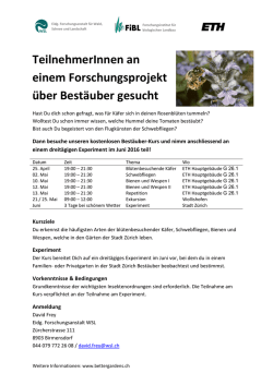 Info-Flyer. - BetterGardens