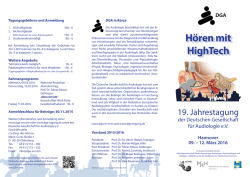 H&ouml;ren mit HighTech