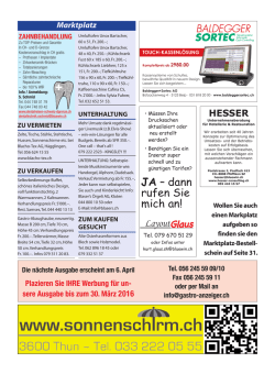 JA &ndash; dann rufen Sie mich an!