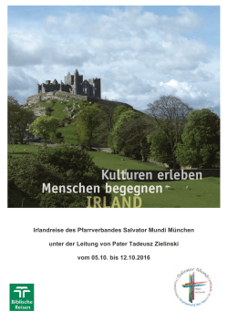 Irlandreise des Pfarrverbandes Salvator Mundi M&uuml;nchen unter der