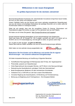 Hintergr&uuml;nde - Thermopower