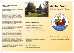 Arche Noah - Kirche Zarpen