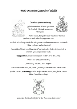 Infos - Gartenhotel & Weingut Pfeffel in Dürnstein / Wachau