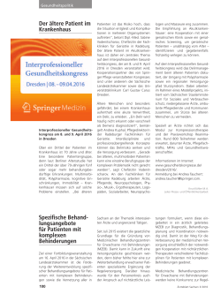 Ärzteblatt Sachsen 3/2016 - Sächsische Landesärztekammer