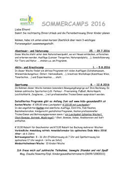 Informationen und Anmeldeformular zum Download