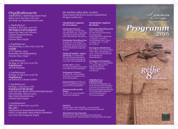 Programm Programm - Kulturkirche Dormagen