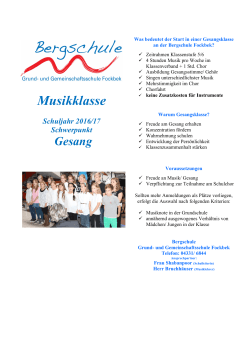 Musikklasse - und Gemeinschaftsschule Fockbek