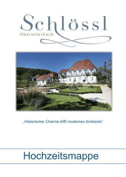 Hochzeitsmappe - Schl&ouml;ssl Oberotterbach