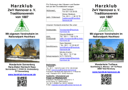 Harzklub Harzklub - Harzklub Zweigverein Hannover e. V.