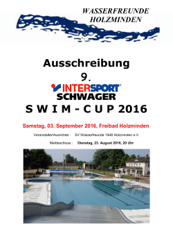 Schwager-Swim-Cup - Hamelner Schwimmverein von 1913 eV