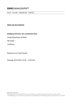 SWR2 Die Buchkritik
