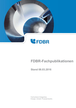 FDBR-Fachpublikationen