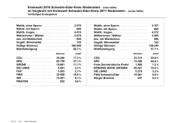 Kreiswahl - Niedenstein
