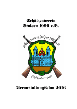 Entwurf Broschüre mit Ausschreibungen 2016