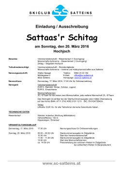 Einladung Schitag 2016