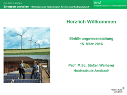 Dozenten EMT  - Hochschule Ansbach