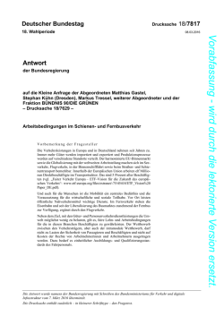 Drucksache 18/7817 - DIP des Bundestages