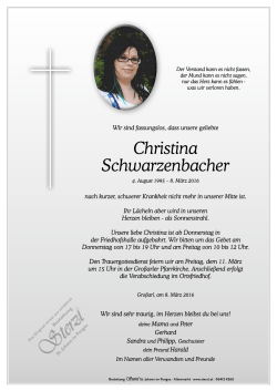 Christina Schwarzenbacher