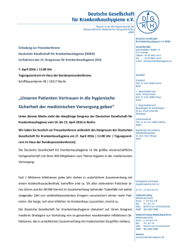 Einladung als PDF - Deutsche Gesellschaft für Krankenhaushygiene