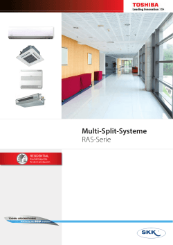 Multi-Split-Systeme RAS-Serie - Air