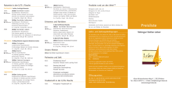 Preisliste - Weingut Stefan Leber, Mainz