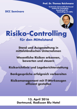 Risiko-Controlling - CIC GmbH & Co. KG