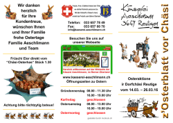 Wir danken herzlich f&uuml;r Ihre Kundentreue, w&uuml;nschen Ihnen und Ihrer