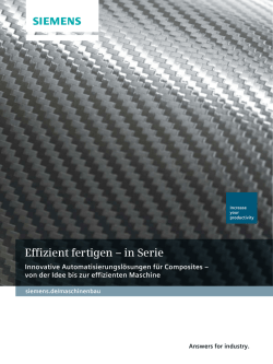 Effizient fertigen &ndash; in Serie