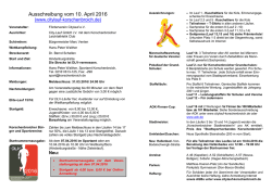Ausschreibung zum - Internationaler Korschenbroicher City-Lauf