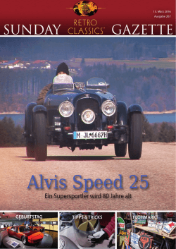 Alvis Speed 25 - Sunday Gazette