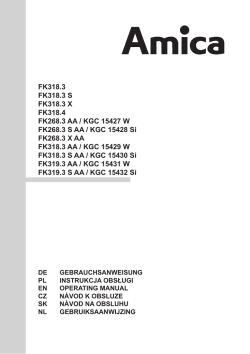 FK318.3 FK318.3 S FK318.3 X FK318.4 FK268.3 AA / KGC 15427 W