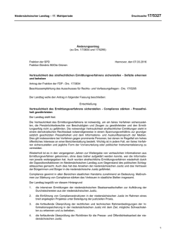 Drs. 17/5327 - Nieders&auml;chsischer Landtag