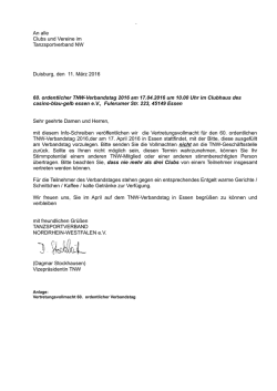 Infoschreiben