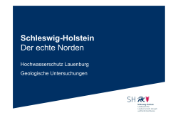 Präsentation LLUR - Hochwasserschutz Lauenburg/Elbe