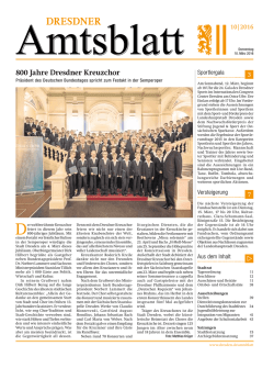 Dresdner Amtsblatt