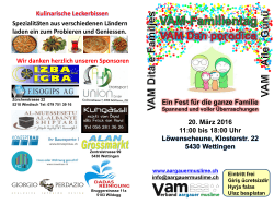 Flyer - beim Verband Aargauer Muslime