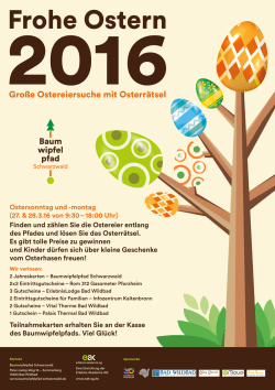 Gro&szlig;e Ostereiersuche mit Osterr&auml;tsel