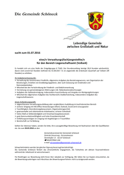 Die Gemeinde Schöneck