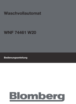 Anleitung für WNF 74461 W20
