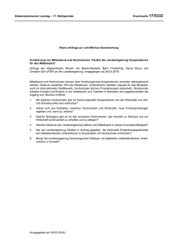 Drs. 17/5332  - Nieders&auml;chsischer Landtag